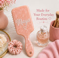 Personalized Pink Hair Brush with Name – image 3