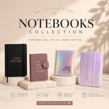Personalized notebooks with a name