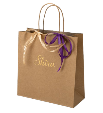 Branded Kraft Bag with Name | Premium Gift Bag