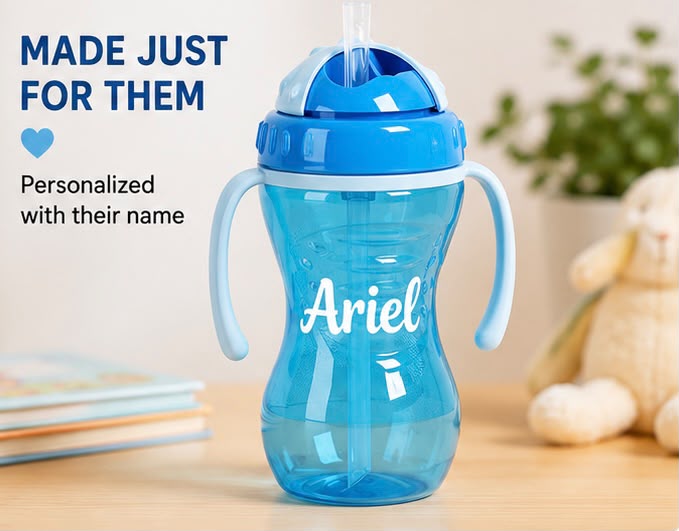 Personalized Kids' Straw Cup with Name – image 5