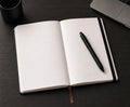 Personalized Black Faux Leather Notebook with Name – image 4