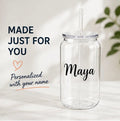 Personalized Clear Cup with Name – features and dimensions