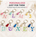Personalized Acrylic Keychain with Name and Initial – image 3