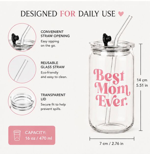 Personalized Glass Can Tumbler with Name