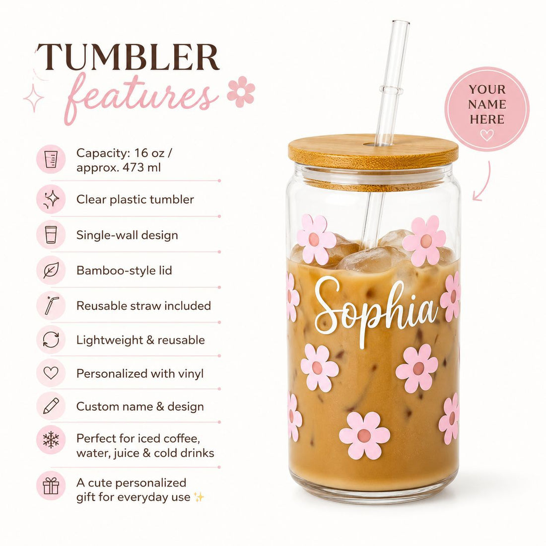 Personalized Tumbler with Name