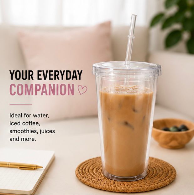 Personalized Clear Acrylic Tumbler with Name – image 4
