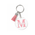 Personalized Acrylic Keychain with Name and Initial