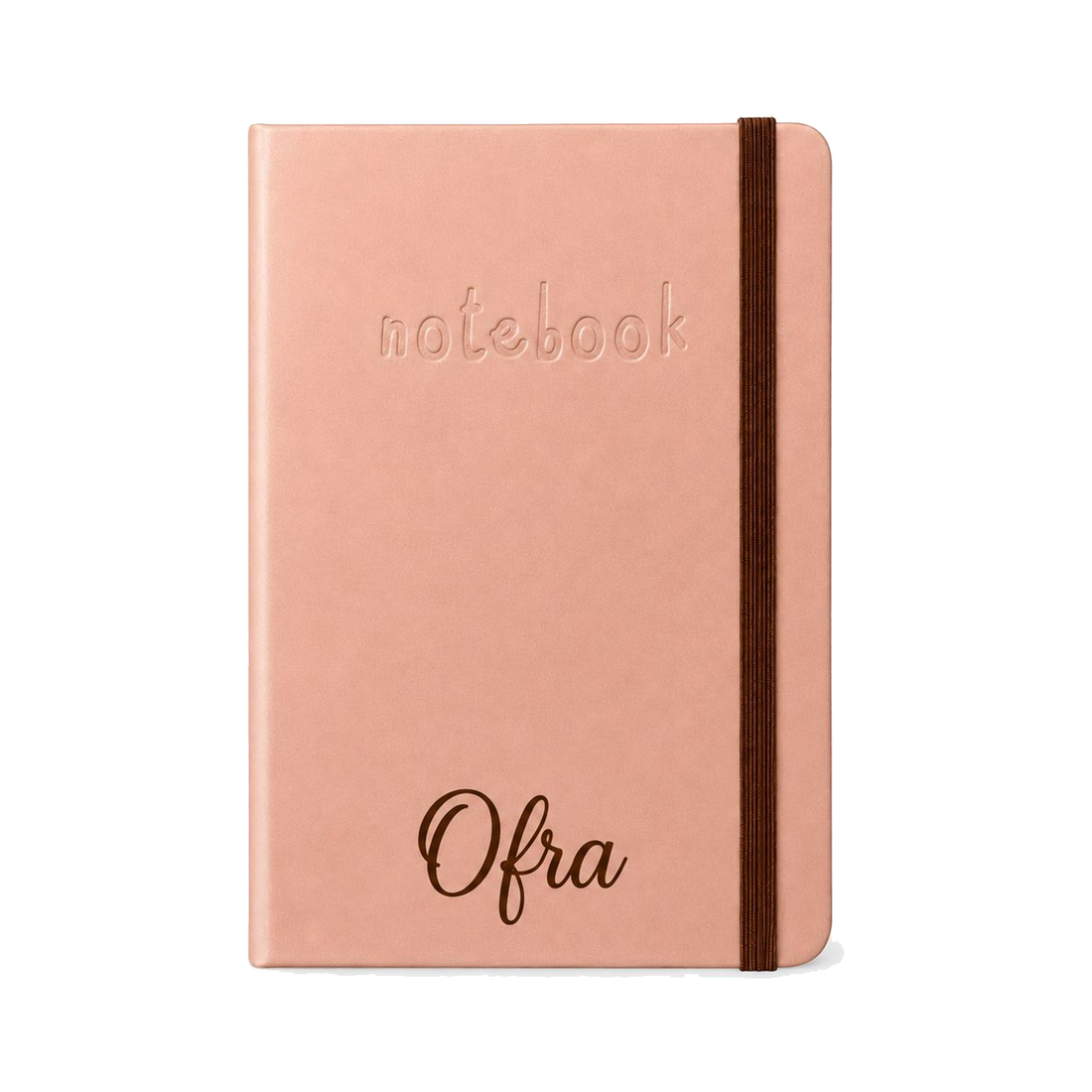 Personalized Mini Pink Notebook with Name