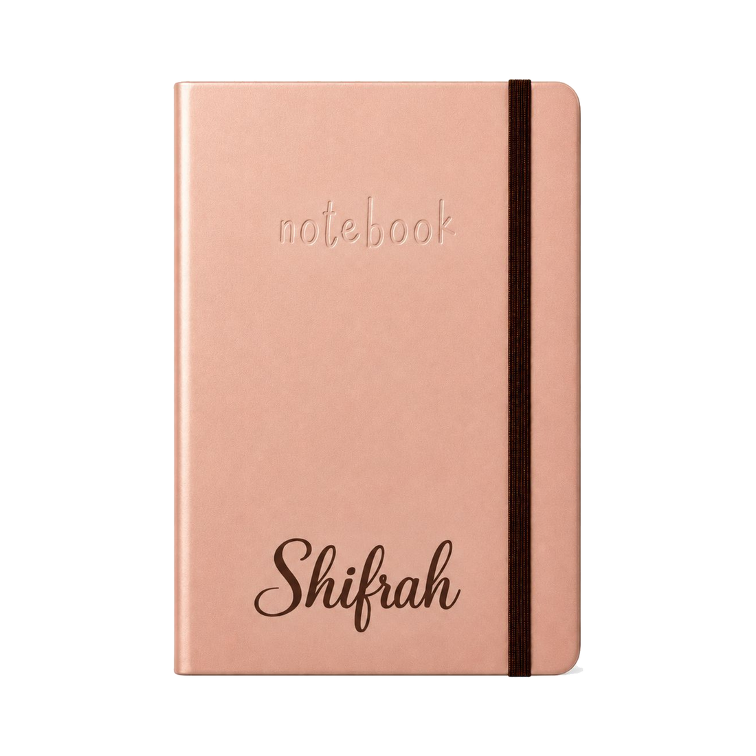 Personalized Pink Notebook with Name