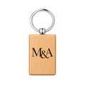 Personalized Wooden Keychain with Name or Message